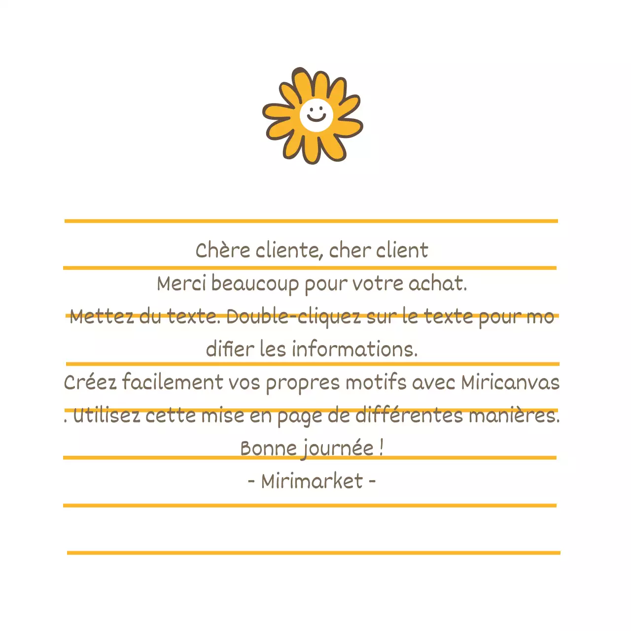 Illustration jaune Simple Review Event