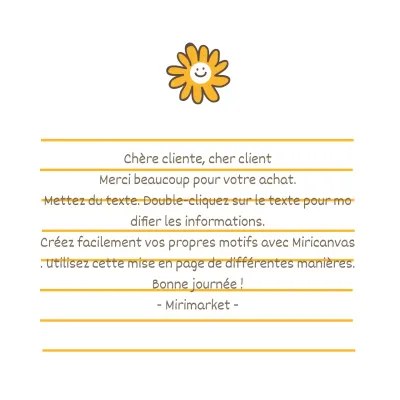 Illustration jaune Simple Review Event