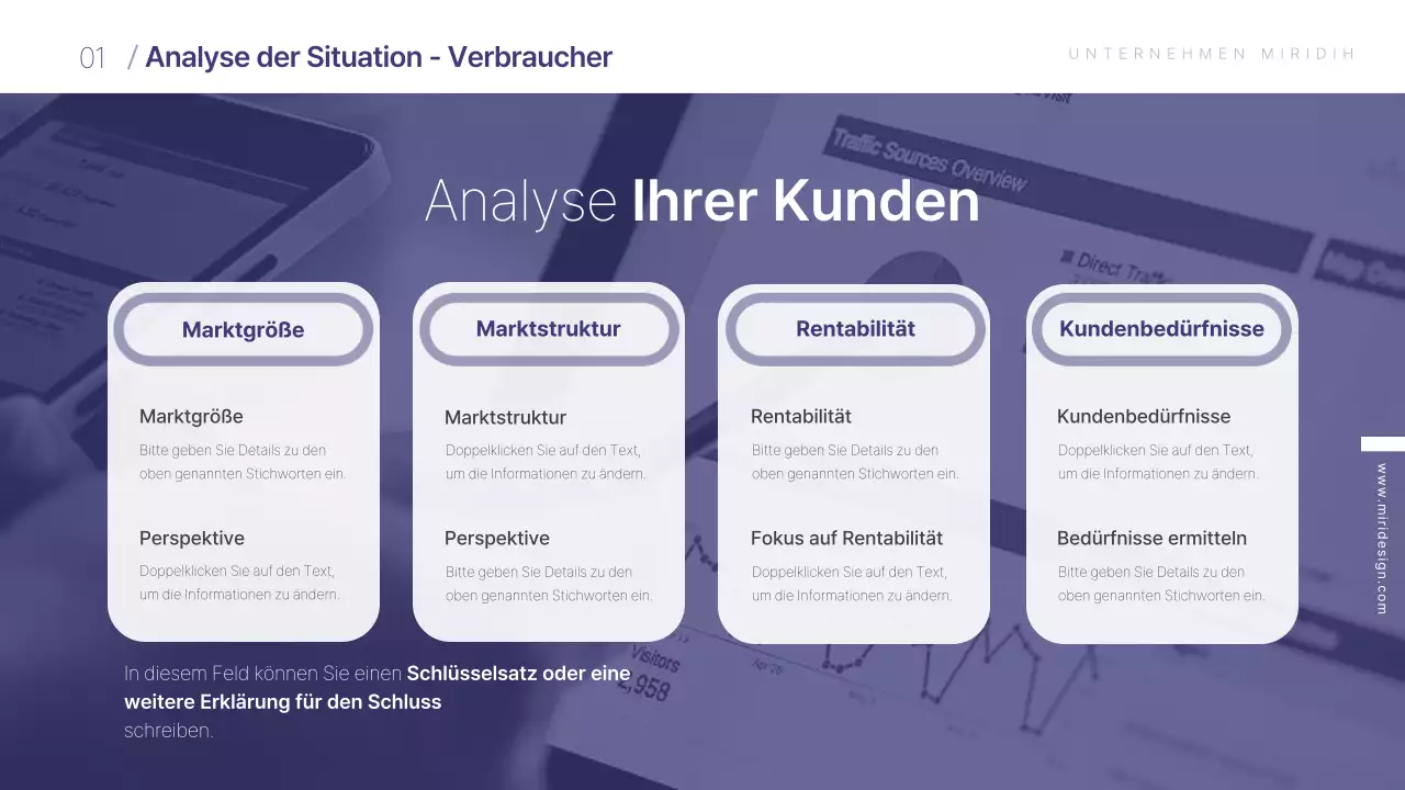 Lila Thema kreative Briefvorlage
