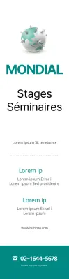 Style épuré en menthe foncée et noir A propos de Intuition Seminars