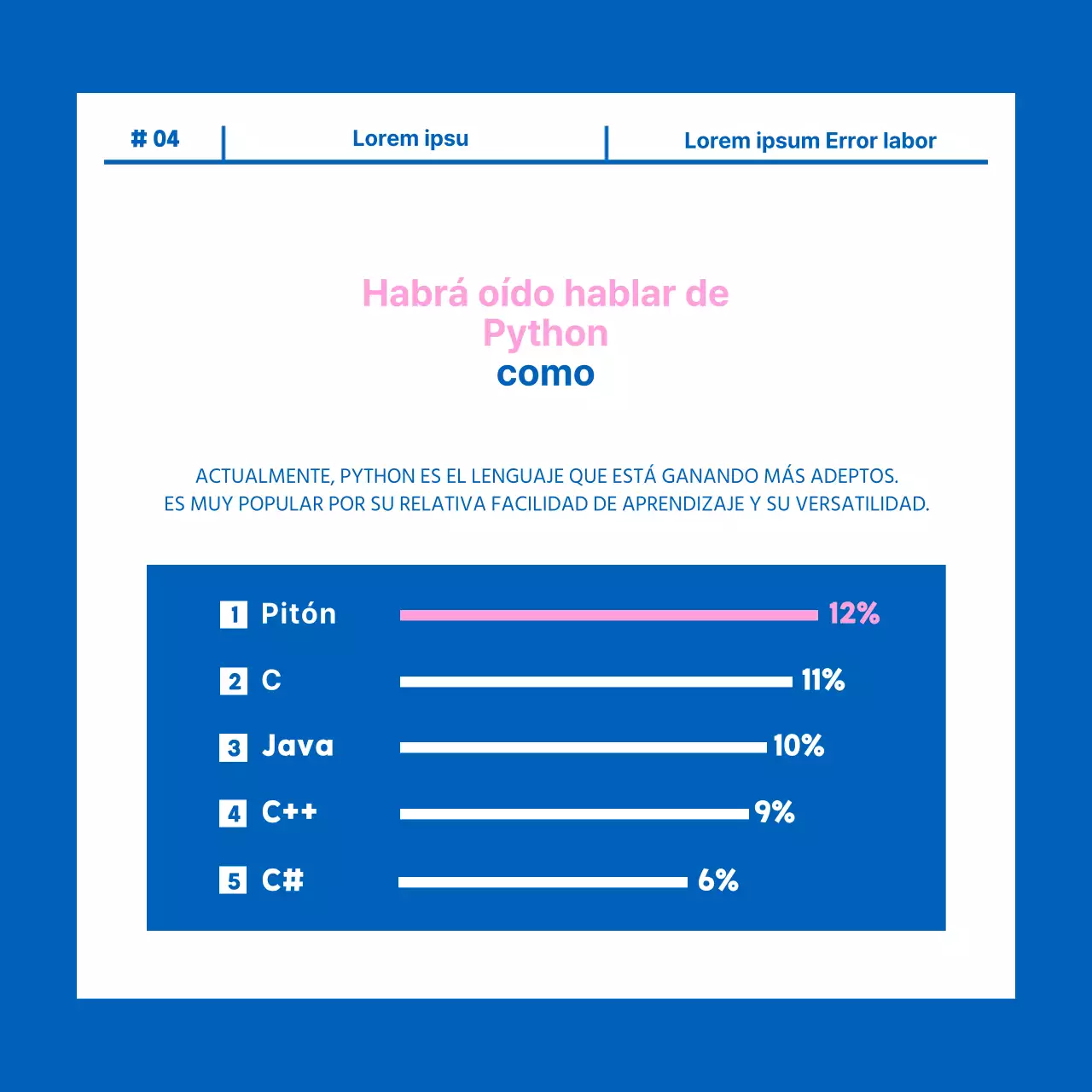 Tarjeta del Día del Programador diseño de noticias en azul y rosa