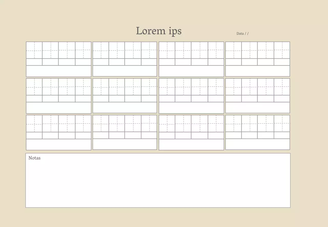 Livro de palavras de kanjis simples de linha bege