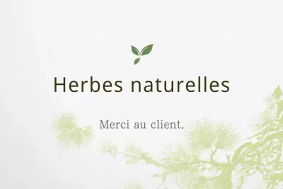 Herbes naturelles