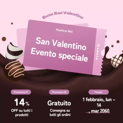 Cioccolato semplice violaIllustrazioneValentine's DayEventiInstagramNews Feed