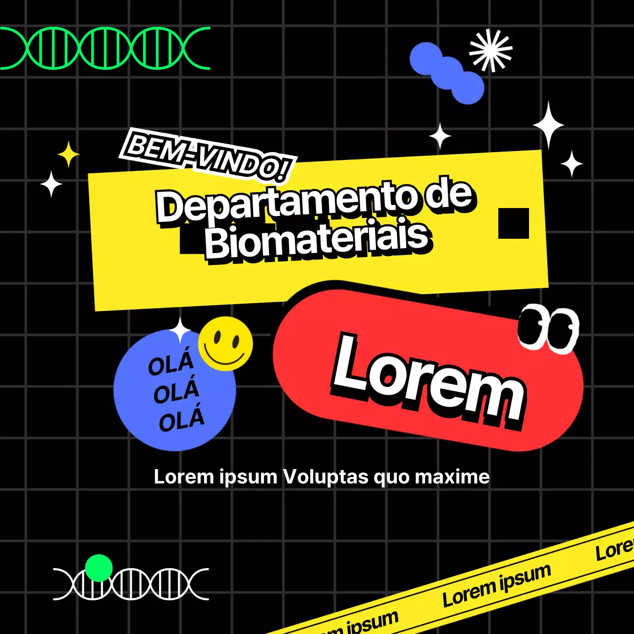 Sobre o Departamento de Biomateriais em Cores Vivas