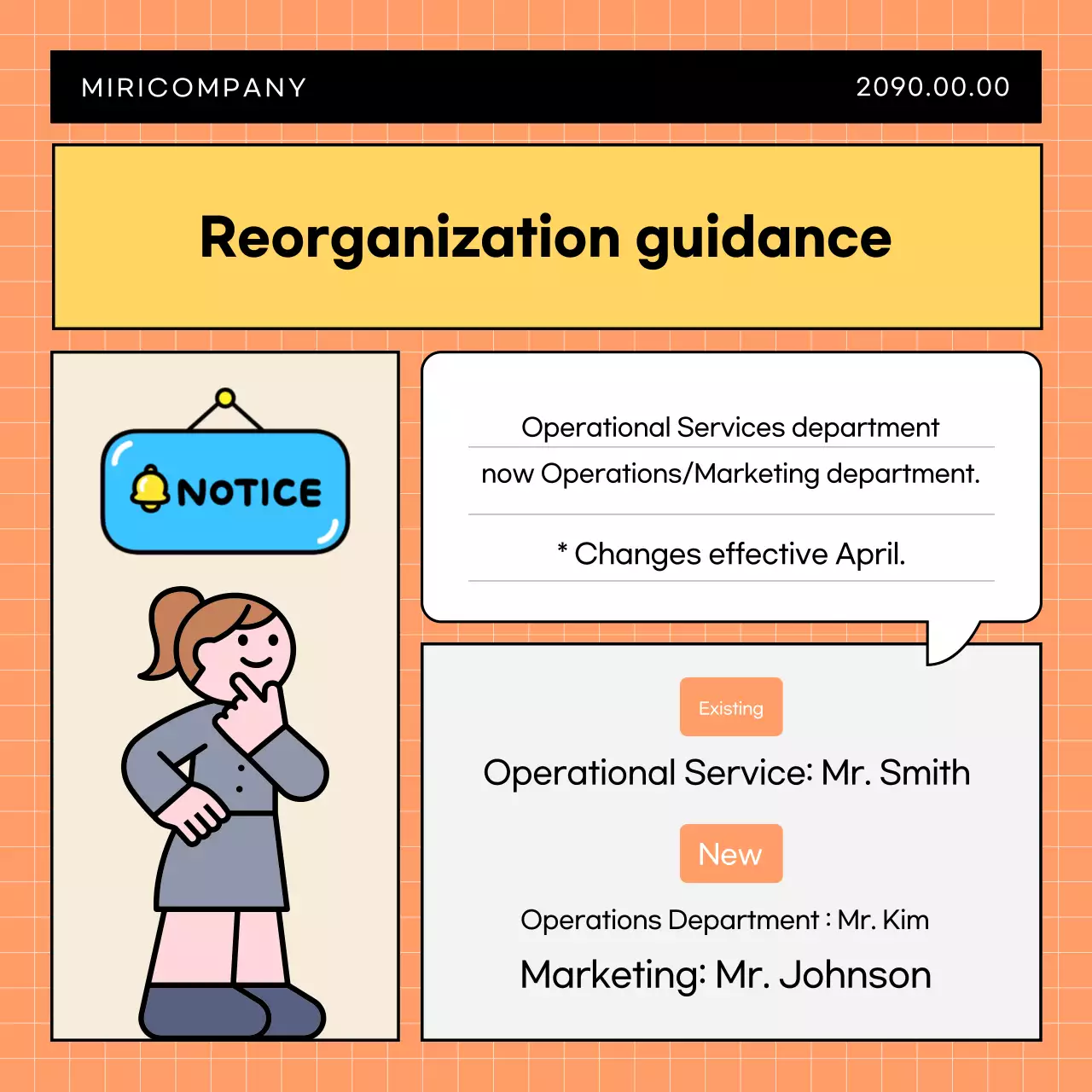 Anúncio simples de empresa em azul claro