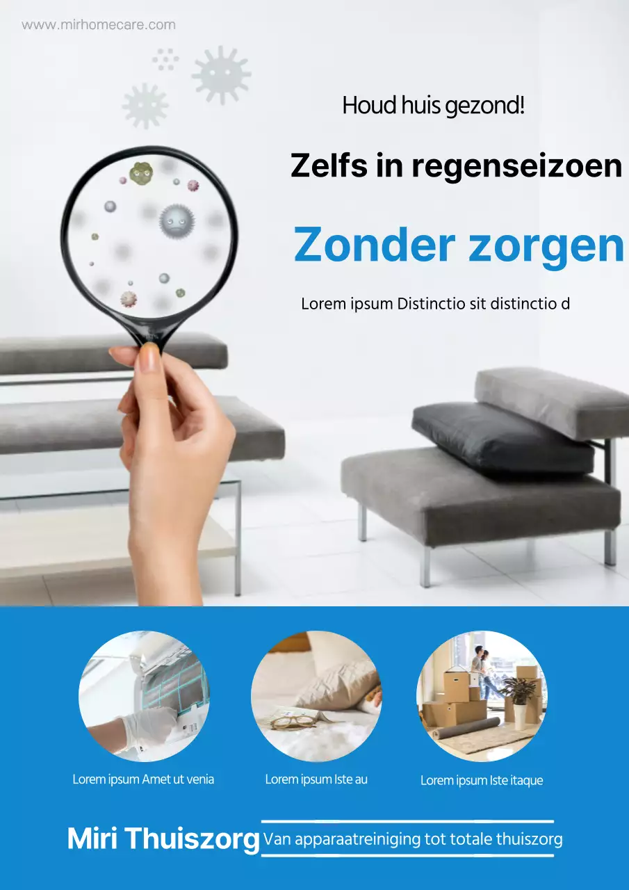 Schoonmaakdiensten om je huis gezond te houden tijdens het blauwe regenseizoen