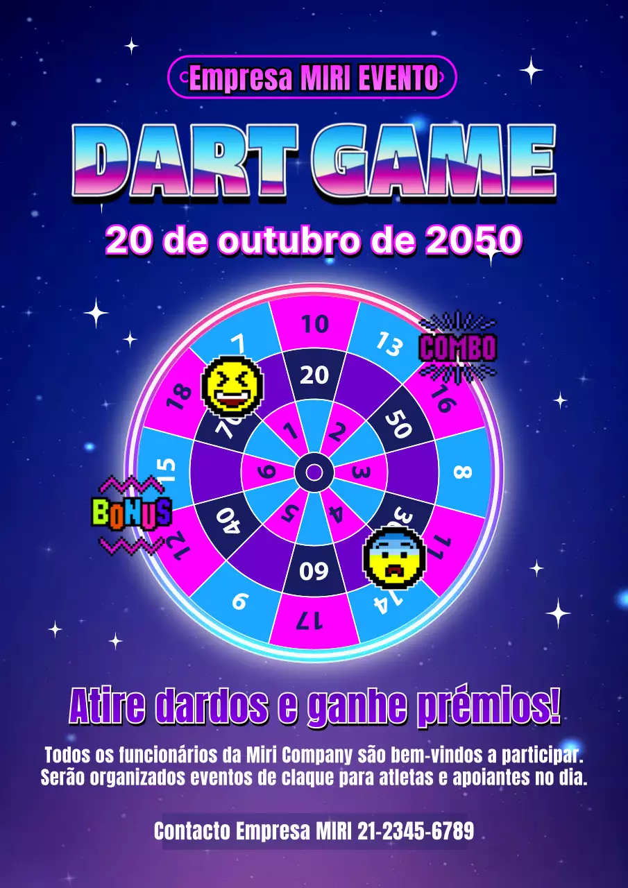 Galaxy Darts Webposter