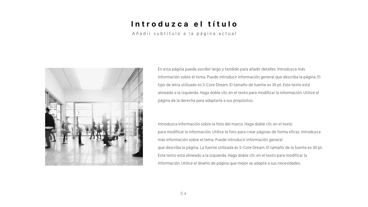 Presentaciones limpias