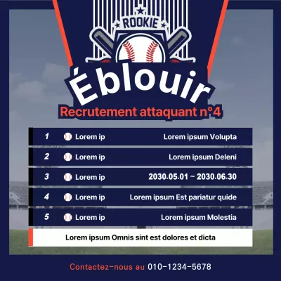 Le recrutement des joueurs de baseball de la marine sur les médias sociaux