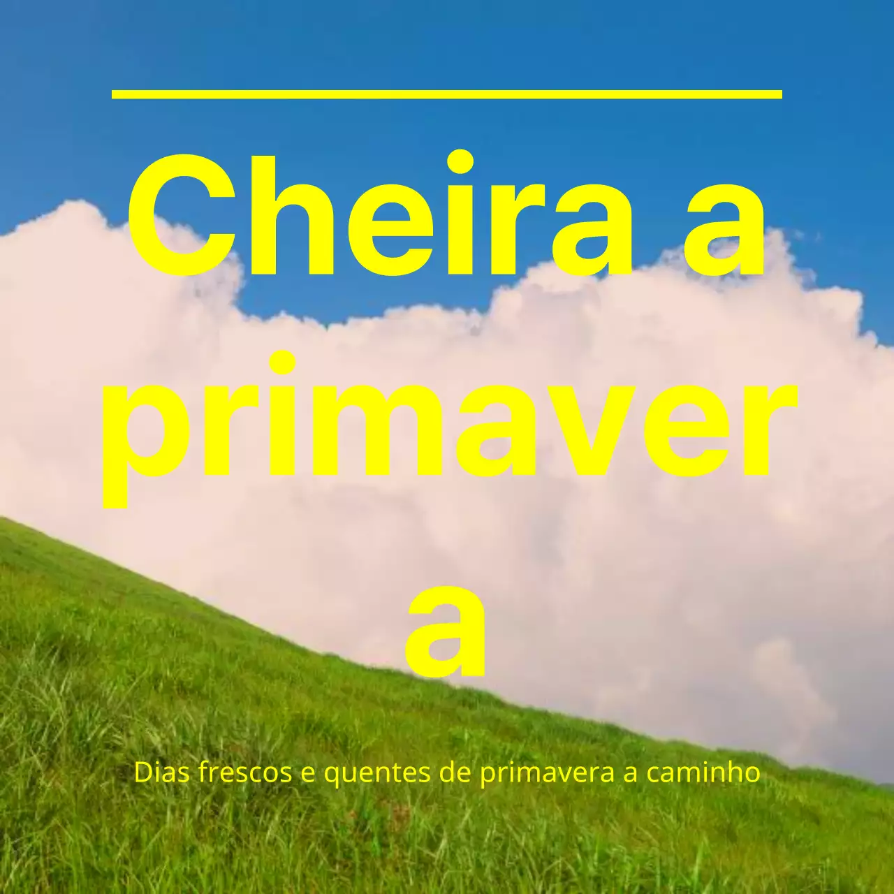 Tipografia na fotografia de flores da primavera