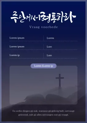 Marineblauw gebedenboek van de dag