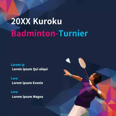 Badminton-Turniere