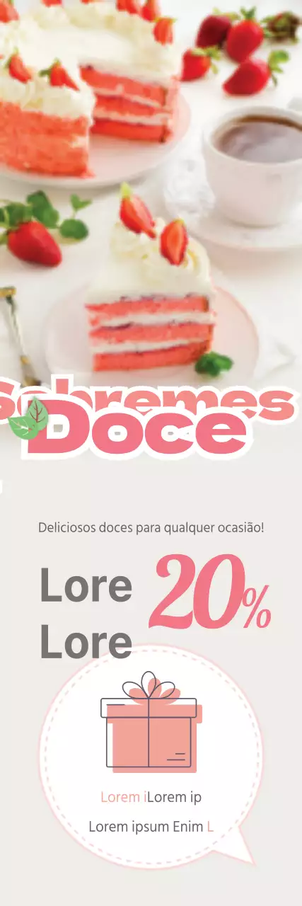 Bolo doce