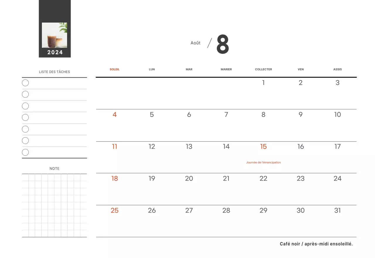 Un café sentimental blanc et marron