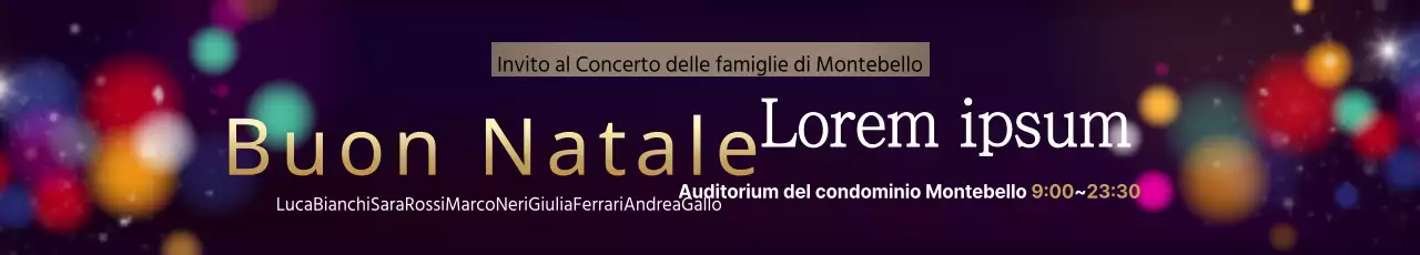 Concerti per le vacanze