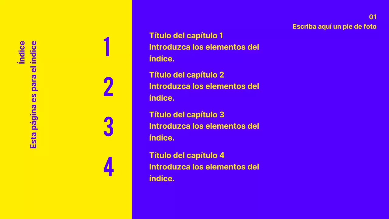 Presentación de la cartera