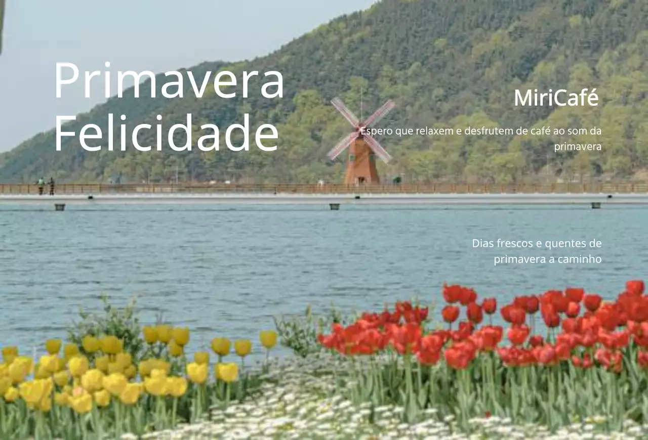 Design emocional de fundo quente com um conceito de primavera