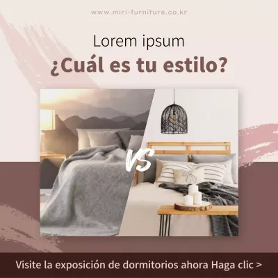 Los muebles del dormitorio de los recién casados en las redes sociales marrones