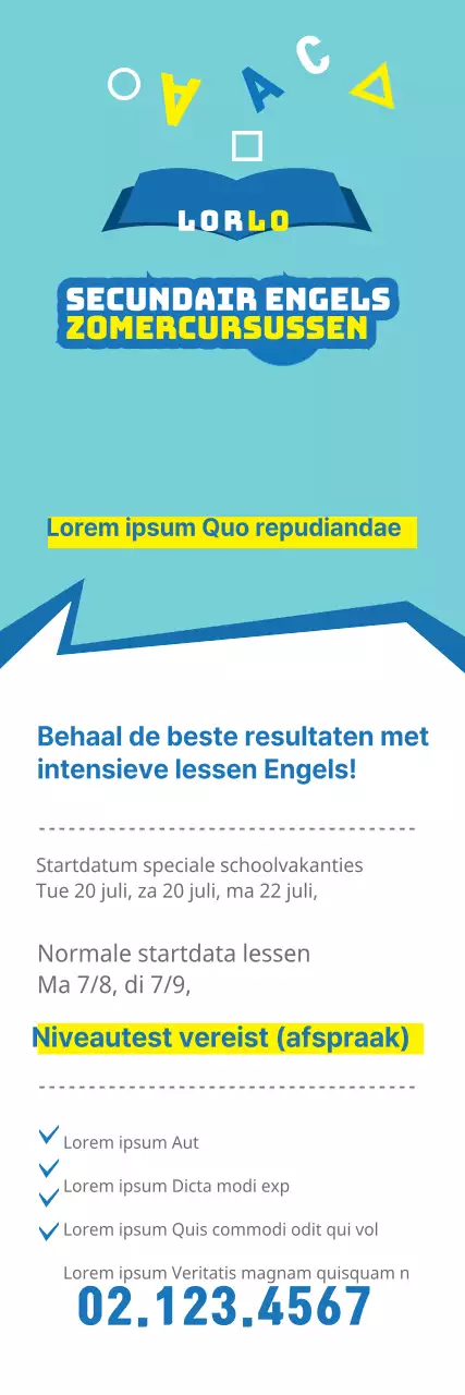 Middelbare Engelse zomerschool