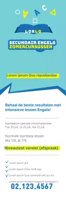 Middelbare Engelse zomerschool