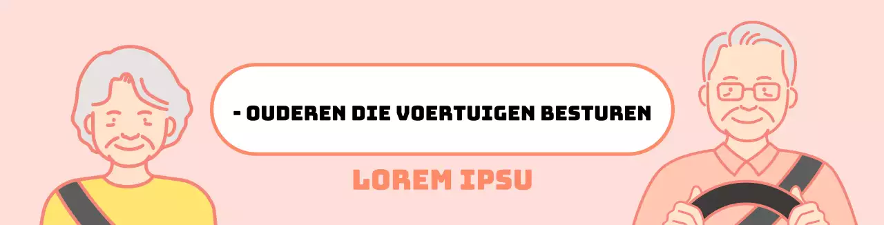 Bejaarde rijdende automagneet