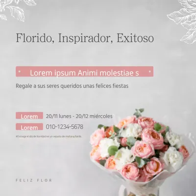 Florido, Inspirador, Exitoso