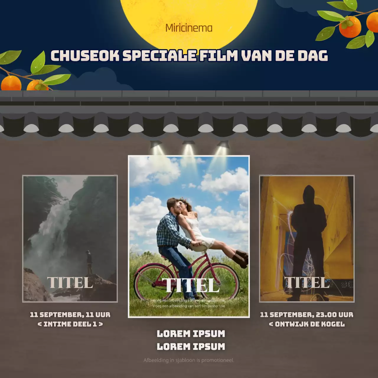 Navy and Brown Aanbevolen Film van de Dag