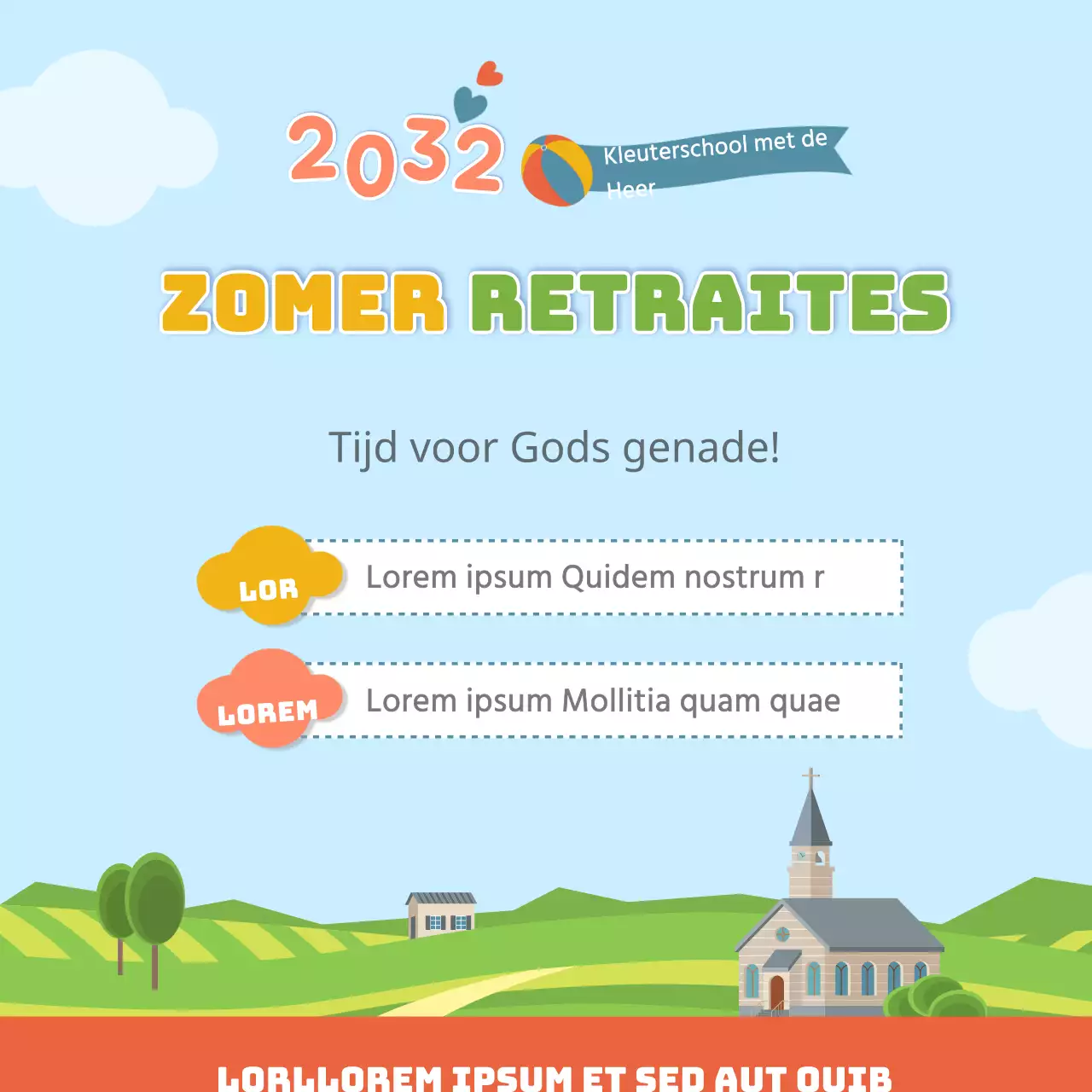 Kerk zomer retraite