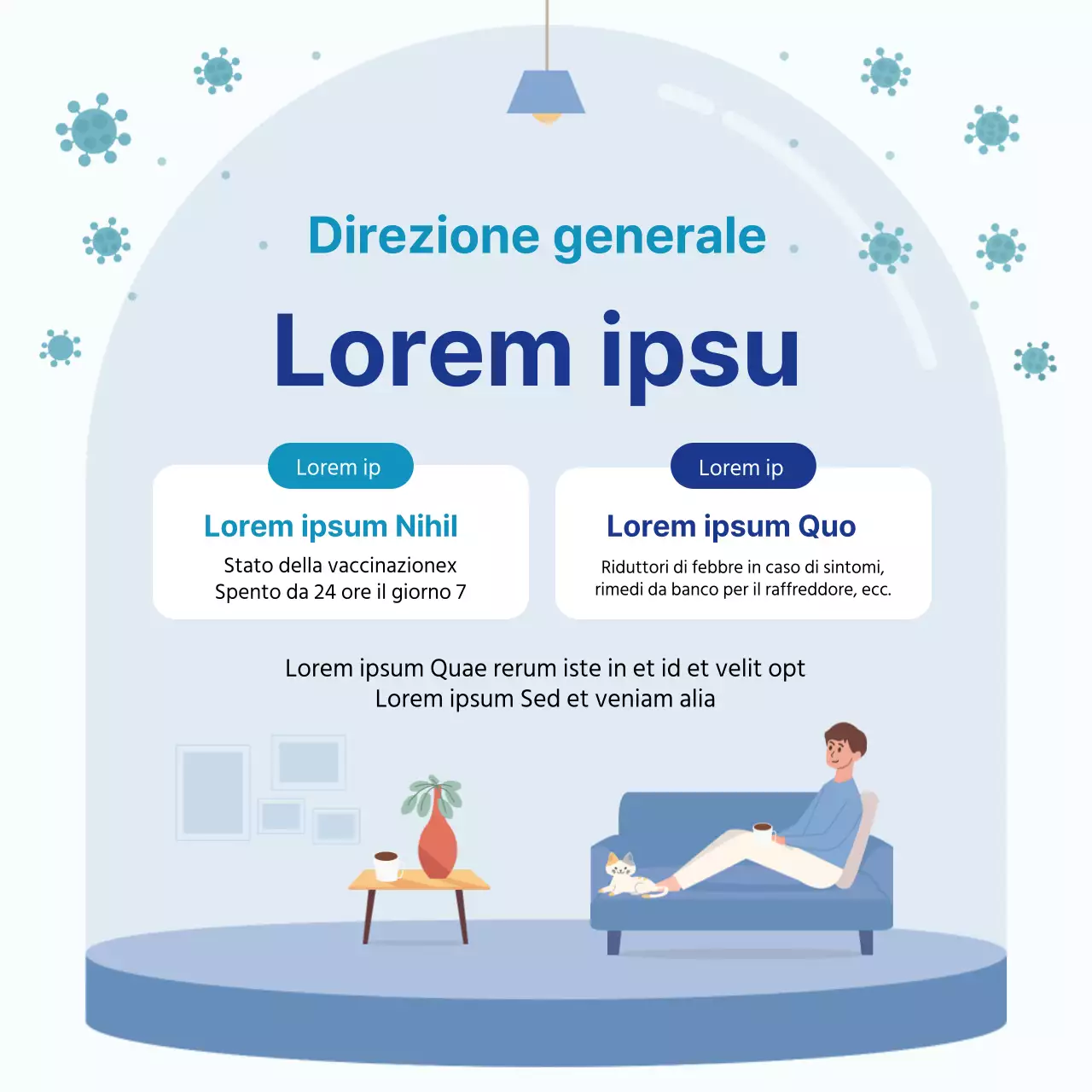 Contenuto del trattamento domiciliare del Coronavirus di Bluetone