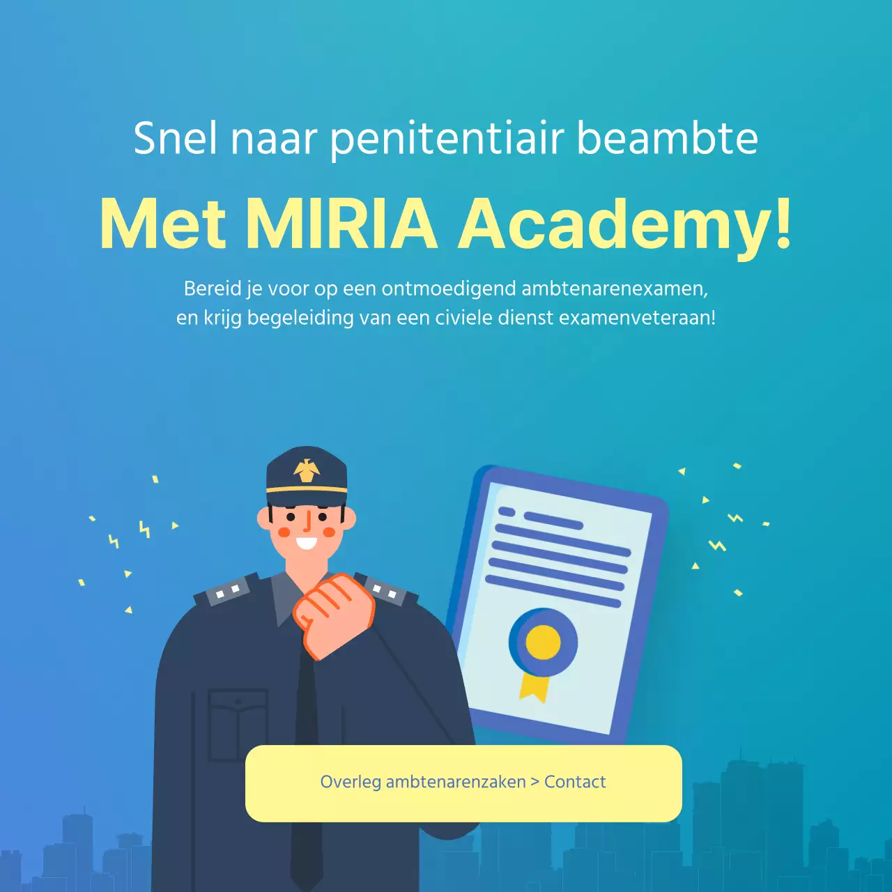 Over correctionele beambten in het blauw