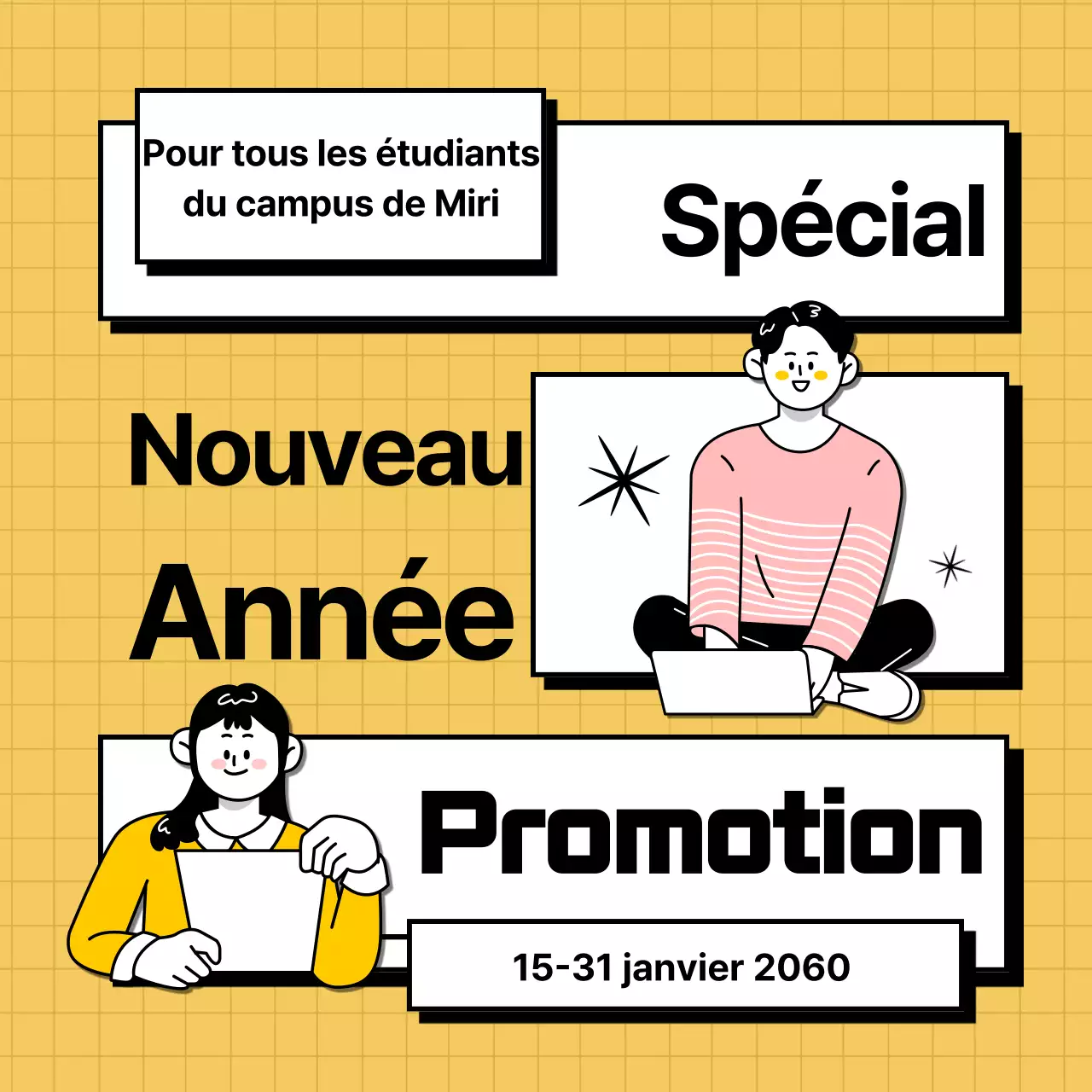 Les événements de la rentrée scolaire en jaune et noir