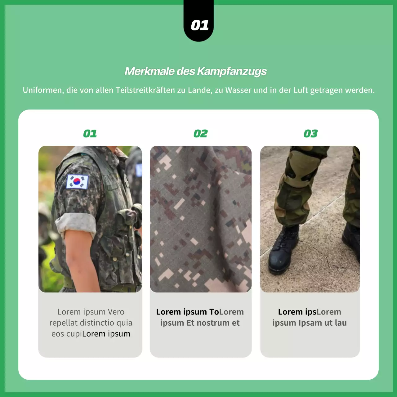  grün niedlich Soldat Illustration Universität Club Werbe-Soldat cardnews