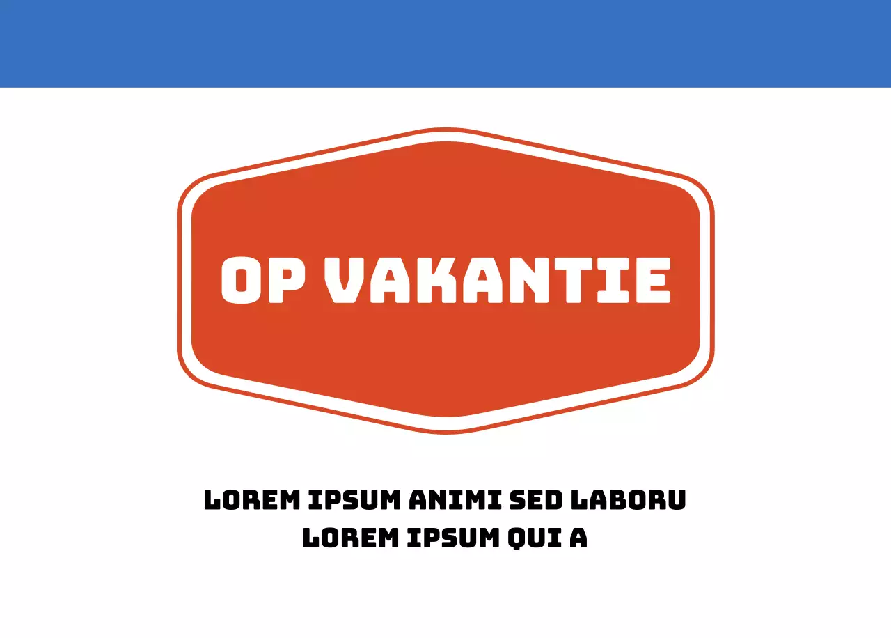 Retro concept nostalgiekalender in rood en blauw