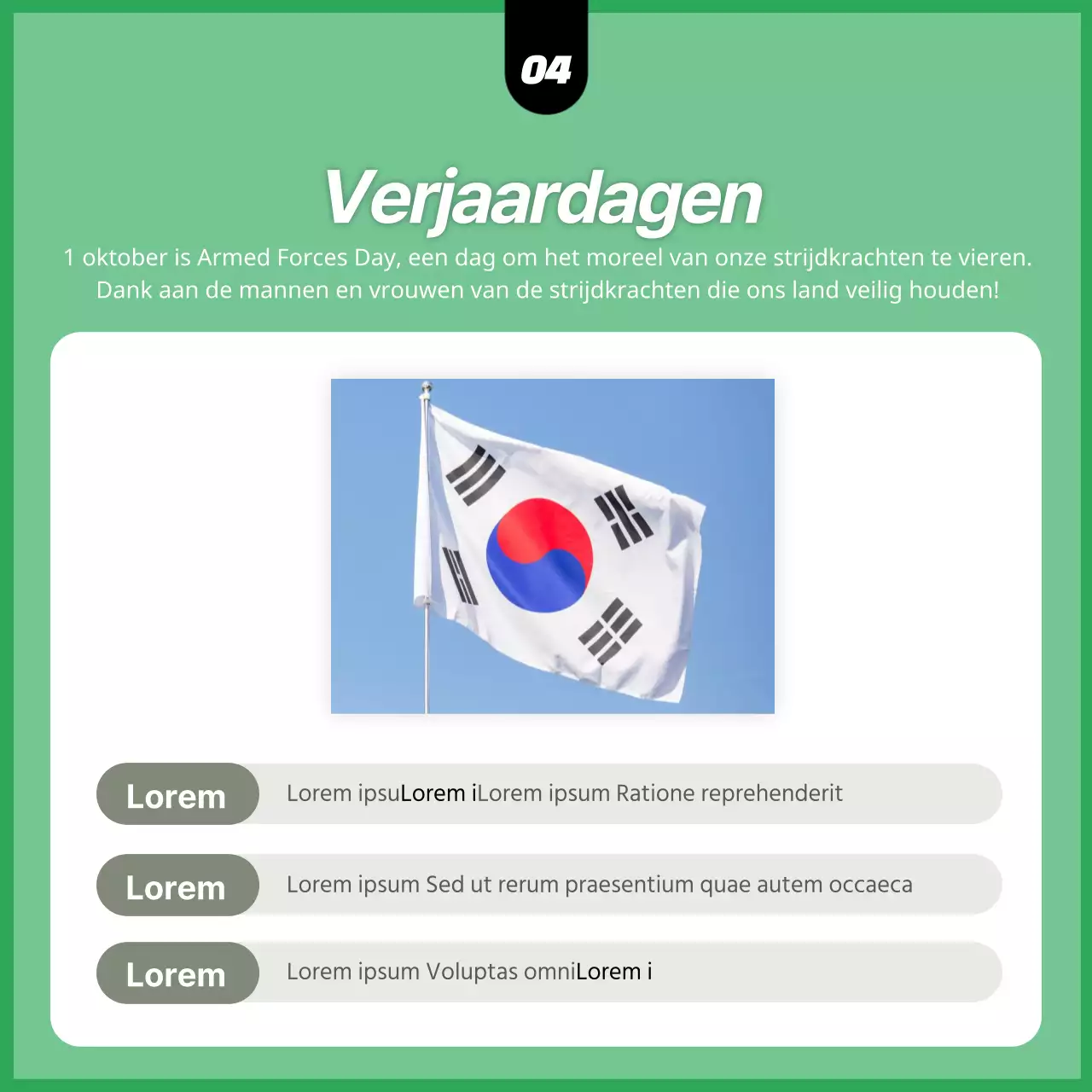  groene leuke soldaat illustratie universiteit club promotionele soldaat cardnews