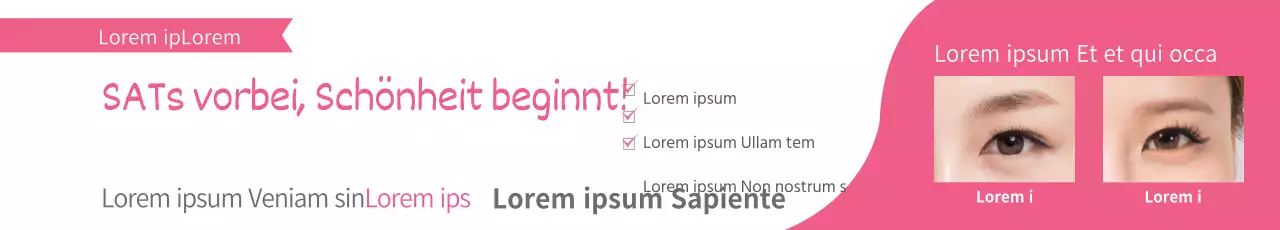 Veranstaltungen zur Wimpernverlängerung