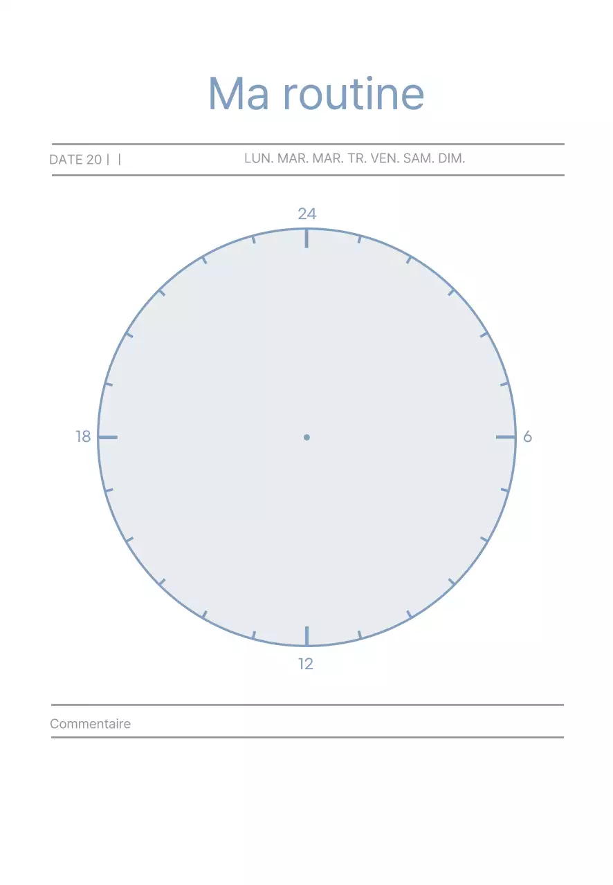 Formes bleues Plan simple