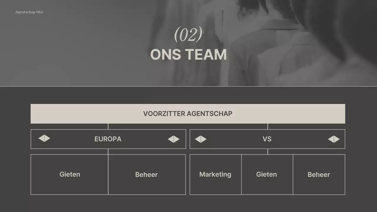 Sollicitatiebrief voor modern modellenbureau in grijs