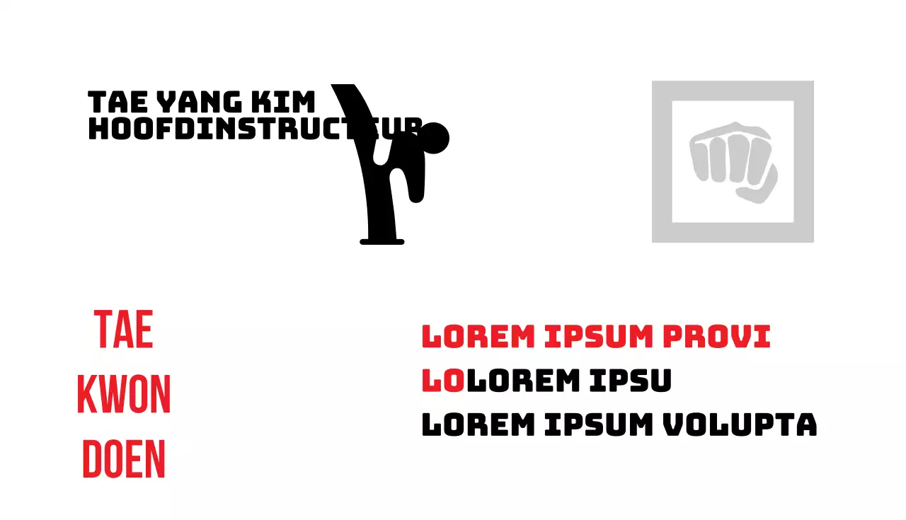 Taekwondo op zonne-energie