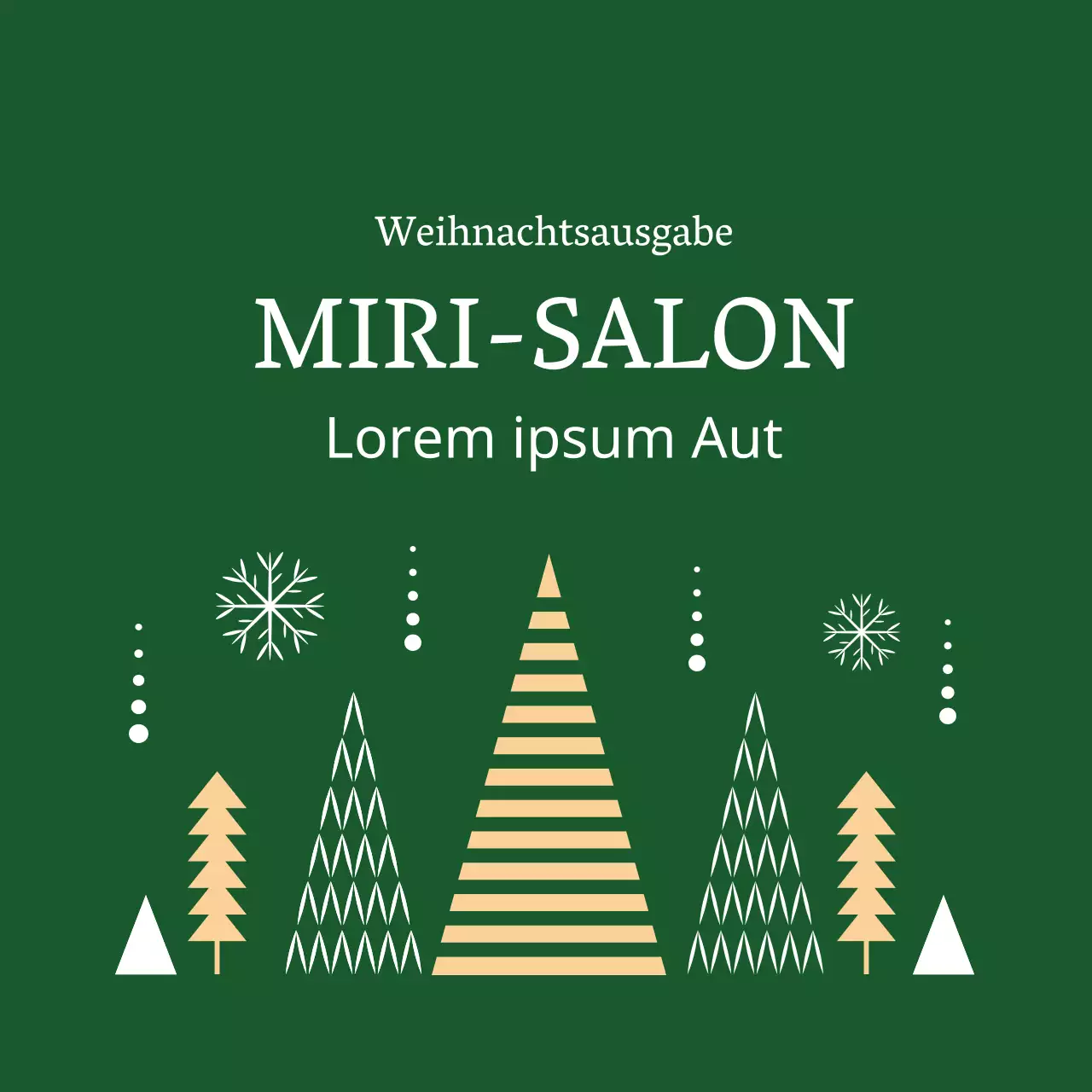 Grün Gelb Illustrierte Weihnachtsgeschenk-Etiketten