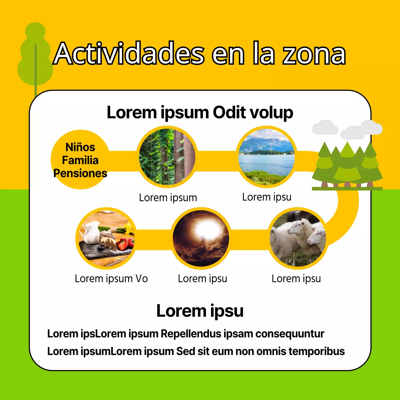 Alojamientos bonitos, coloridos y aptos para niños