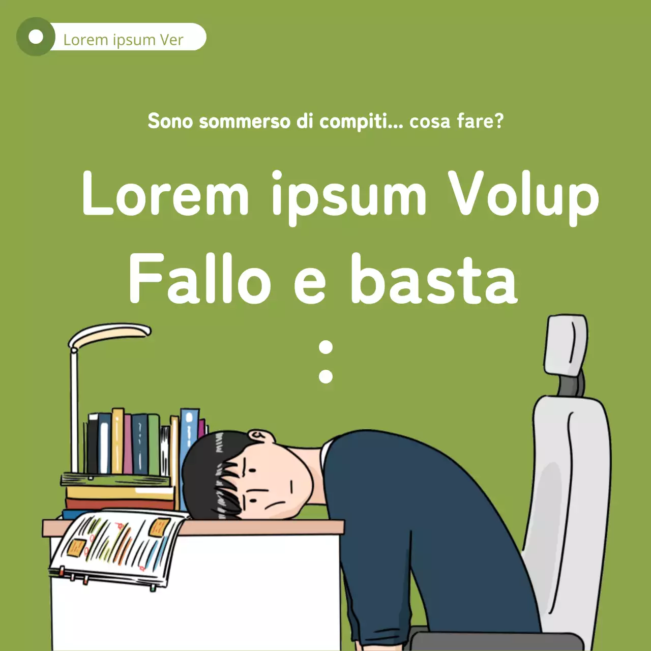 Un post sulla realtà della vita universitaria in tutto il suo splendore verde lime e bianco