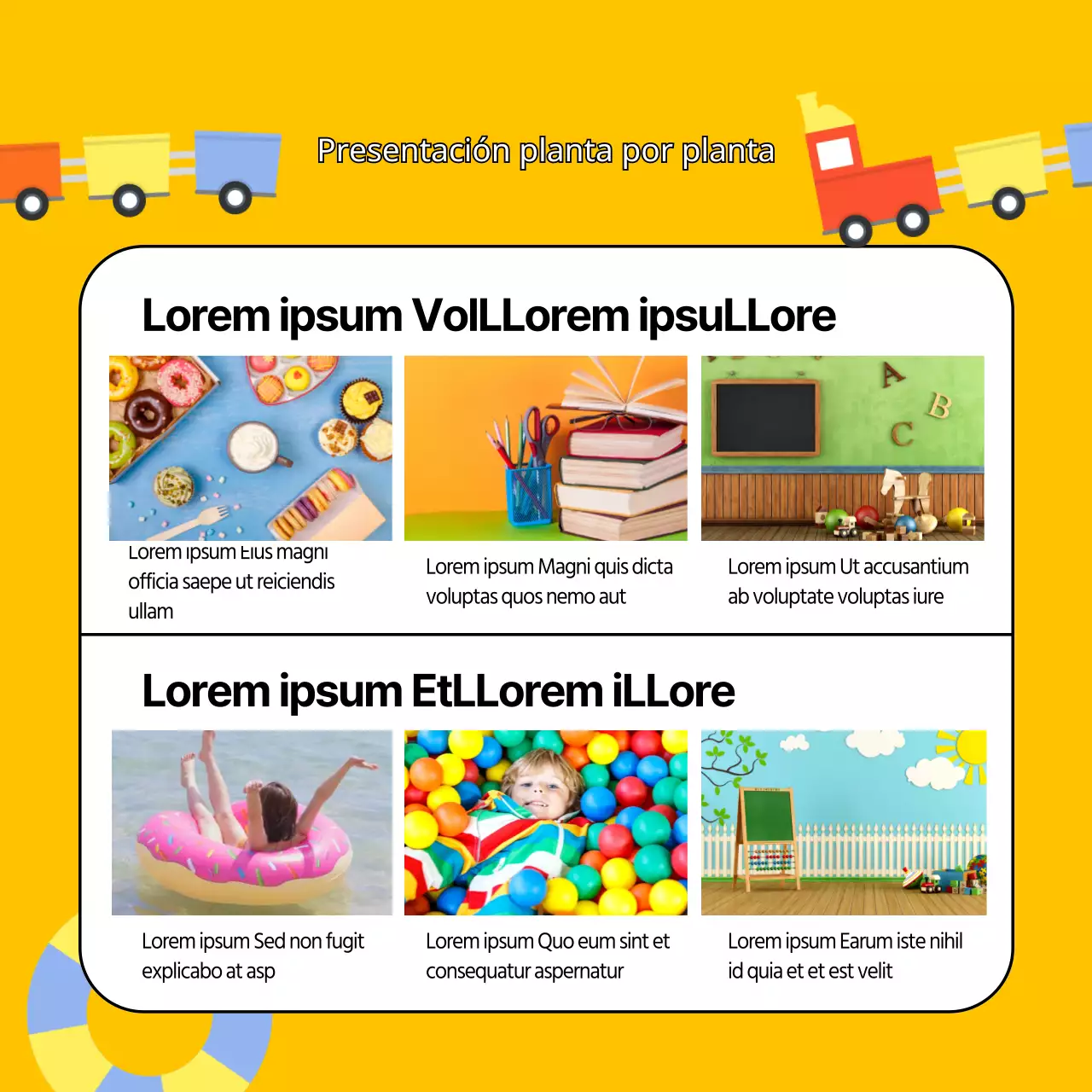 Alojamientos bonitos, coloridos y aptos para niños