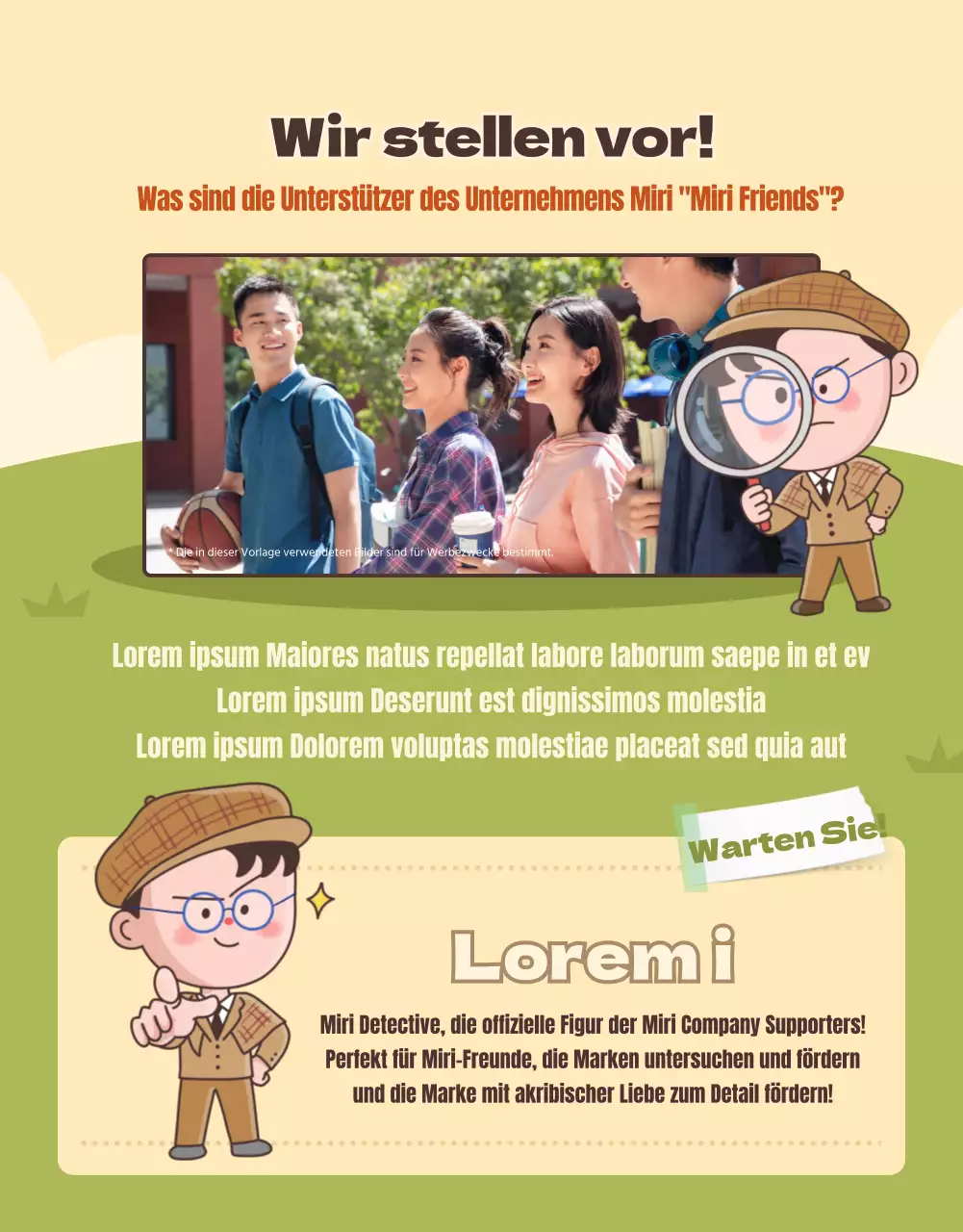 Die Einführung der niedlichen braunen und gelben MyriFriends Supporter