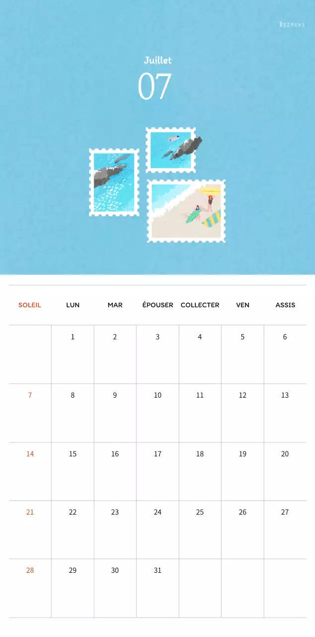 Illustrations de timbres avec un concept chaleureux