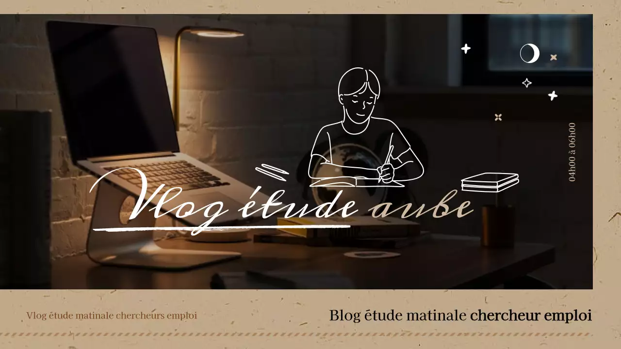 L'aube émotionnelle de Brown vlog d'étude