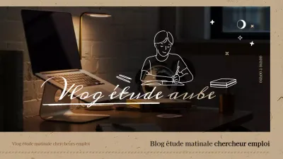 L'aube émotionnelle de Brown vlog d'étude