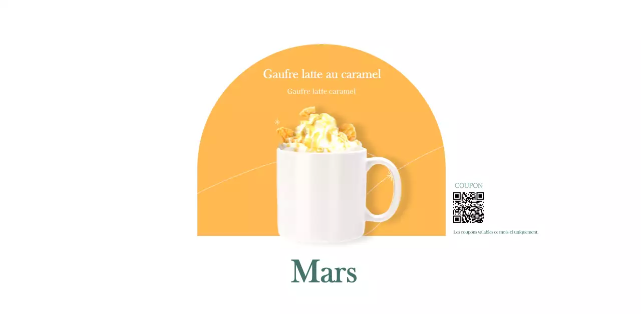 Calendrier des cafés avec recommandation de la boisson du mois