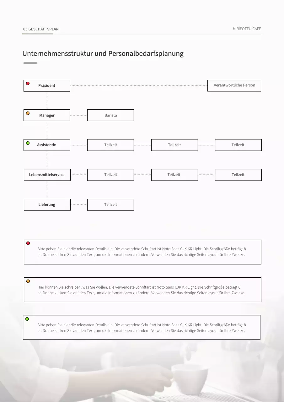 Einfaches diagonales Konzept Businessplan in grün