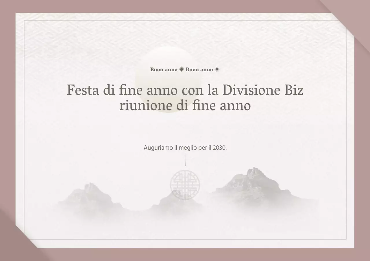 Riunioni di fine anno